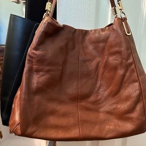 Brown Coach Leather Hobo
